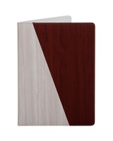 Папка для меню белая с красной вставкой [HY013] кт0717