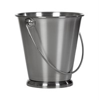 Ведро для подачи с ручкой 125 мм Luxstahl [80818-T mirror polish] кт2556