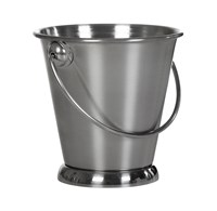 Ведро для подачи с ручкой 100 мм Luxstahl [80810-T mirror polish] кт2560