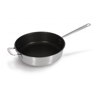 СКОВОРОДА d=320/85 нерж антиприг. покрытие, высокие борта, ИНДУКЦИЯ, LUXSTAHL кт609