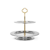 Этажерка 2-х ярусная 260 мм нержавеющая сталь [RGS-PC108-Y2] кт2900