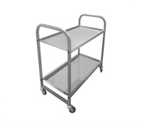 Тележка сервировочная Luxstahl нерж. мко748