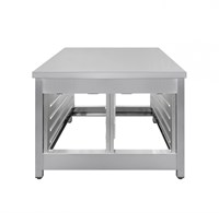 Подставка под пароконвектомат Luxstahl 850х700х650 мм мко983