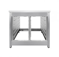 Подставка под пароконвектомат Luxstahl 850х700х900 мм мко984