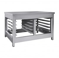 Подставка под пароконвектомат Luxstahl 1000х810х650 (гастроемкости 2х5) мко998
