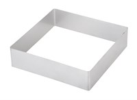 Форма для выпечки квадратная Luxstahl 200 мм, нержавеющая сталь мки033