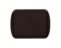 Поднос столовый 415х305 мм с ручками шоколадный мки088