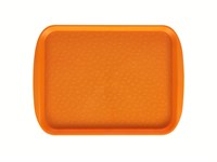 Поднос столовый 330х260 мм светло-оранжевый мки094