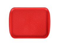 Поднос столовый 330х260 мм красный мки053