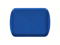 Поднос столовый 415х305 мм с ручками лазурный мки085