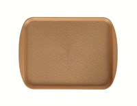 Поднос столовый 415х305 мм с ручками золотой мки087