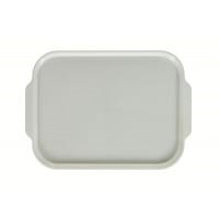 Поднос столовый 450х355 мм с ручками жемчужно-белый мки110