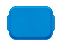 Поднос столовый 450х355 мм с ручками голубой мки042