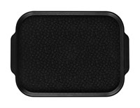 Поднос столовый 450х355 мм с ручками черный мки024