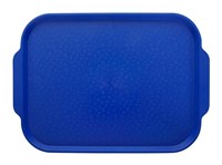 Поднос столовый 450х355 мм с ручками синий мки020