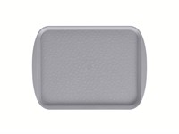 Поднос столовый 415х305 мм с ручками светло-серый мки078