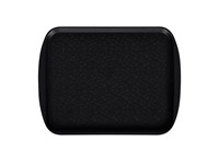 Поднос столовый 415х305 мм с ручками черный мки126