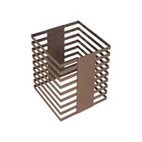 Подставка-куб фуршетная 300х300х380 мм бронза Luxstahl мки308/3