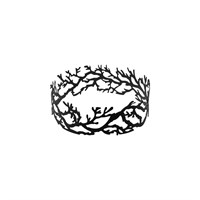 Подставка фуршетная Ветви d=230 мм, h=70 мм черный Luxstahl мки349/1