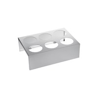 ПОДСТАВКА для 6-ти диспенсеров для соуса нерж. Luxstahl мки208