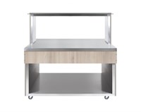 Салат-бар нейтральный Luxstahl СБН-1500 мкл030+цех1725