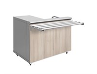 Прилавок кассовый универсальный Luxstahl КК-1200 мкл002.2ар