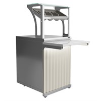 Прилавок для приборов и подносов Luxstahl ПП (С)-600 Premium Elegia (Элегия) мкл001.2+цех2807