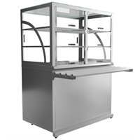 Прилавок холодильный Luxstahl ПХК (С)-1500 Premium (нерж.) мкл046.2