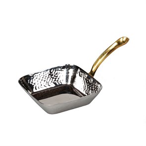 Сковородка порционная с ручкой 12,7*3,5 см, нержавейка, P.L. Proff Cuisine 14184