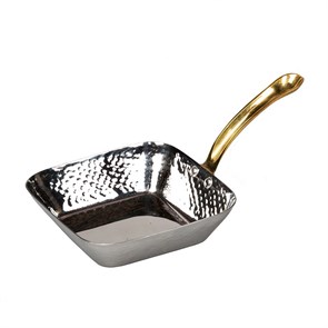 Сковородка порционная с ручкой 15*3 см, нержавейка, P.L. Proff Cuisine 14185