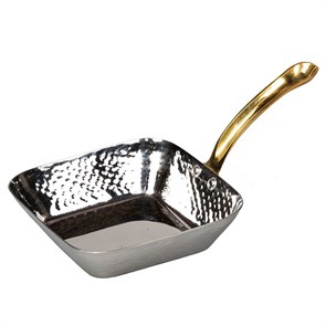 Сковородка порционная с ручкой 17*4 см, нержавейка, P.L. Proff Cuisine 14186