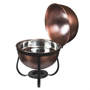 Чафиндиш (мармит) цвет антик 7 л + подставка, D=34.5 см, P.L. Proff Cuisine 14190