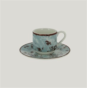 Блюдце RAK Porcelain Peppery для чашки 13 см, h 1,7 см, голубой цвет 1714