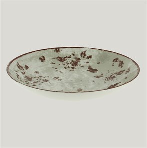 Тарелка RAK Porcelain Peppery Coupe круглая глубокая 1,9 л, d 30 см, серый цвет 1720