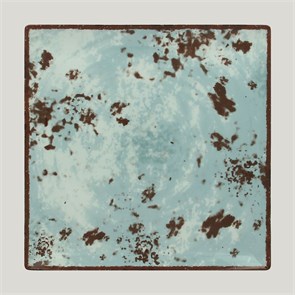 Тарелка RAK Porcelain Peppery квадратная 30*30 см, h 2 см, голубой цвет 1723