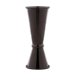 Джиггер металлический, 25*50 мл, черный цвет, P.L.- Barbossa 14350