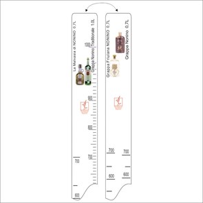 Барная линейка Граппа Nonino (700 мл/1 л), P.L. Proff Cuisine 14501