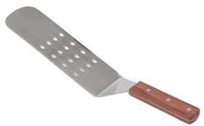 Лопатка с отверстиями, металл с деревянной ручкой, l 19*7,4 см, P.L. Proff Cuisine 14572