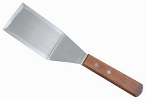 Лопатка металлическая с деревянной ручкой, 11,5 см, ширина 7 см, P.L. Proff Cuisine 14580