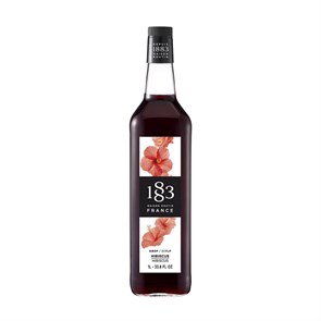 Сироп 1883 Maison Routin Гибискус (Hibiscus), 1 л, стекло 14695