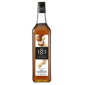 Сироп 1883 Maison Routin Макадамия (Macadamia nut), 1 л, стекло 756