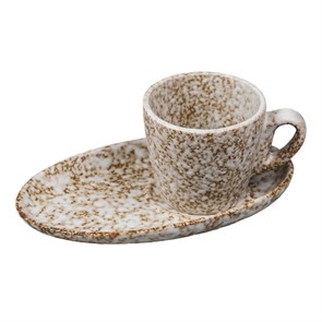 Кофейная пара 80мл "Brown Spider Silk" / "Stockholm" P.L.-ProffCuisine 16172