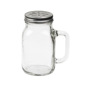 Банка c крышкой и ручкой д/подачи коктейлей стекло 600мл "P.L.-Bar Ware" 16252