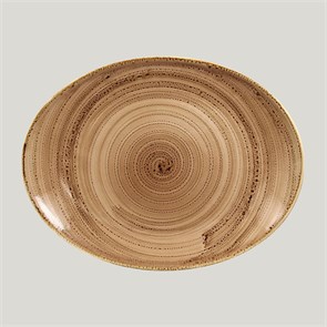 Овальная тарелка RAK Porcelain Twirl Shell 36*27 см 1794