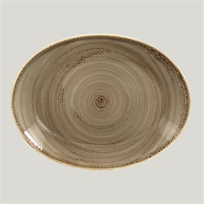 Овальная тарелка RAK Porcelain Twirl Alga 36*27 см 1795
