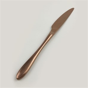 Нож столовый ,покрытие PVD,цвет матовая медь,серия "Alessi-Copper"  P.L. 16563