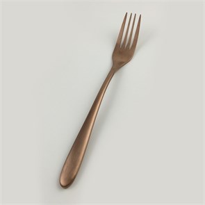 Вилка столовая ,покрытие PVD,цвет матовая медь,серия "Alessi-Copper"  P.L. 16564