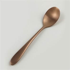 Ложка чайная ,покрытие PVD,цвет матовая медь,серия "Alessi-Copper"  P.L. 16566