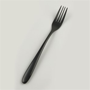 Вилка столовая ,покрытие PVD,черный матовый цвет,серия "Alessi-Black"  P.L. 16568