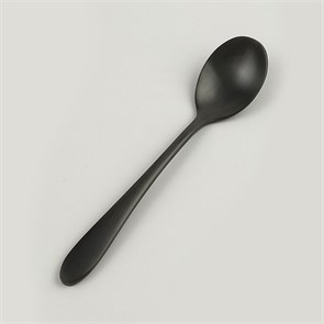 Ложка чайная ,покрытие PVD,черный матовый цвет,серия "Alessi-Black"  P.L. 16570